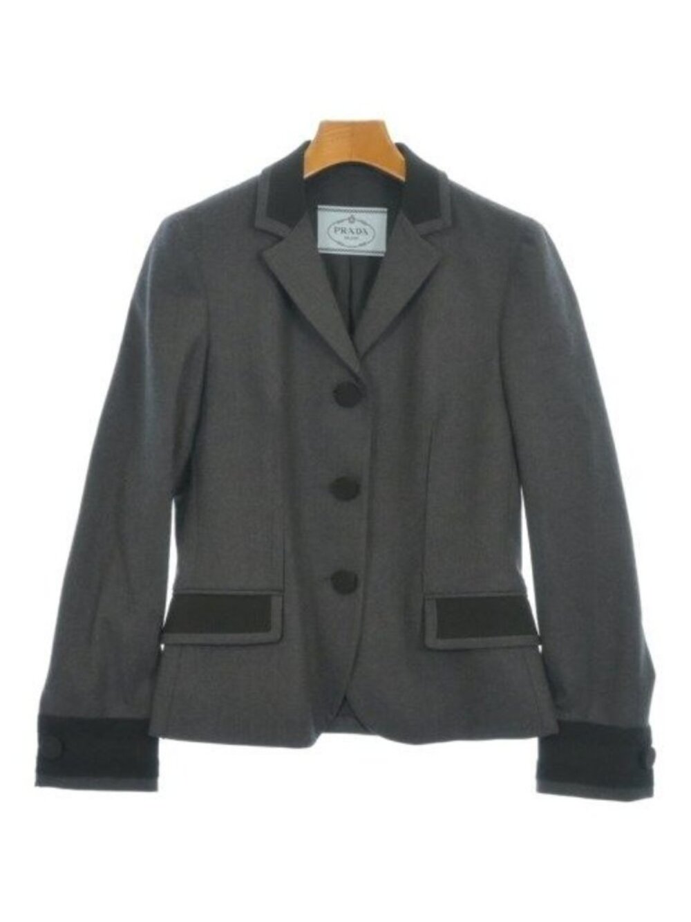Prada Tailored Jacket Gray